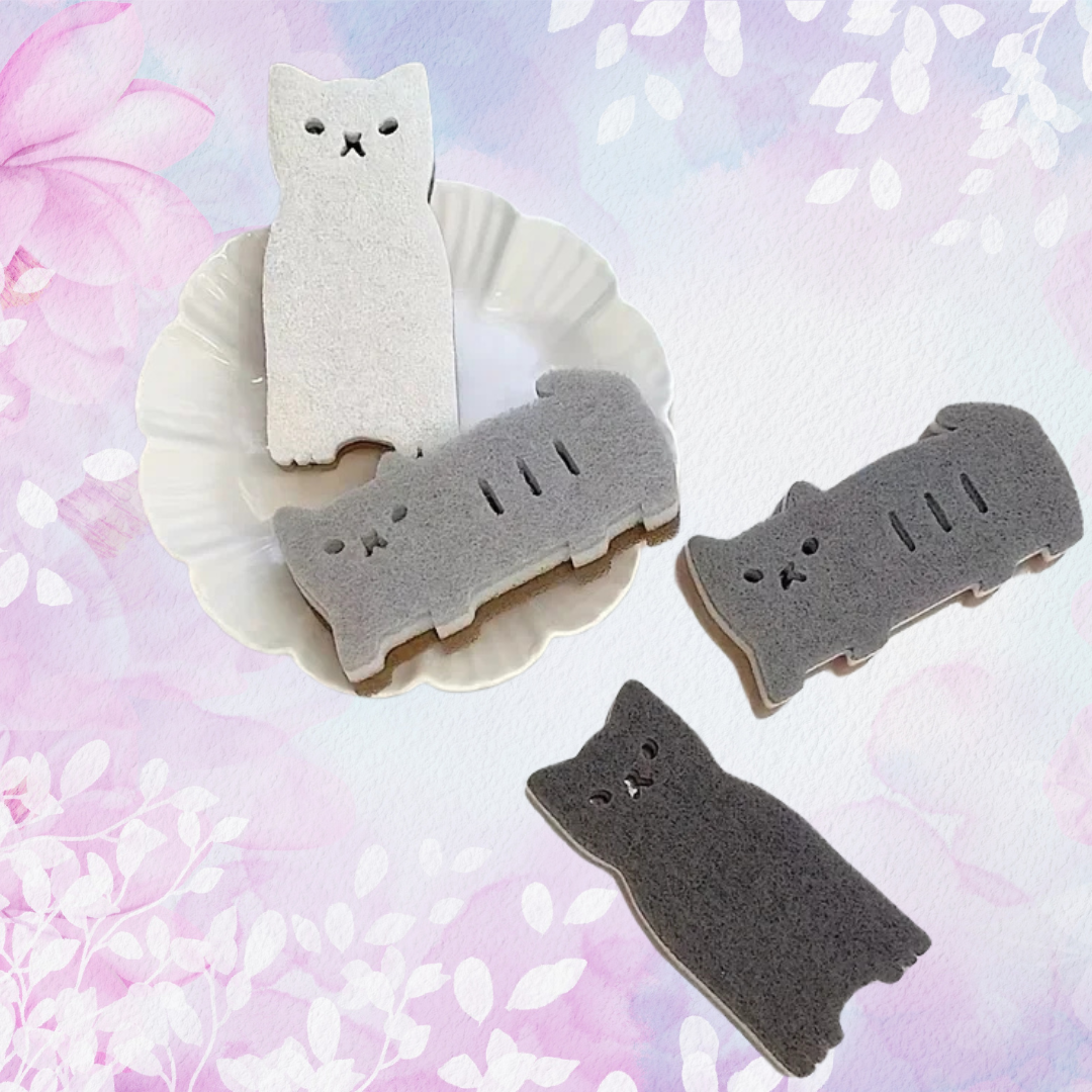Cat Kitchen Sponge Set