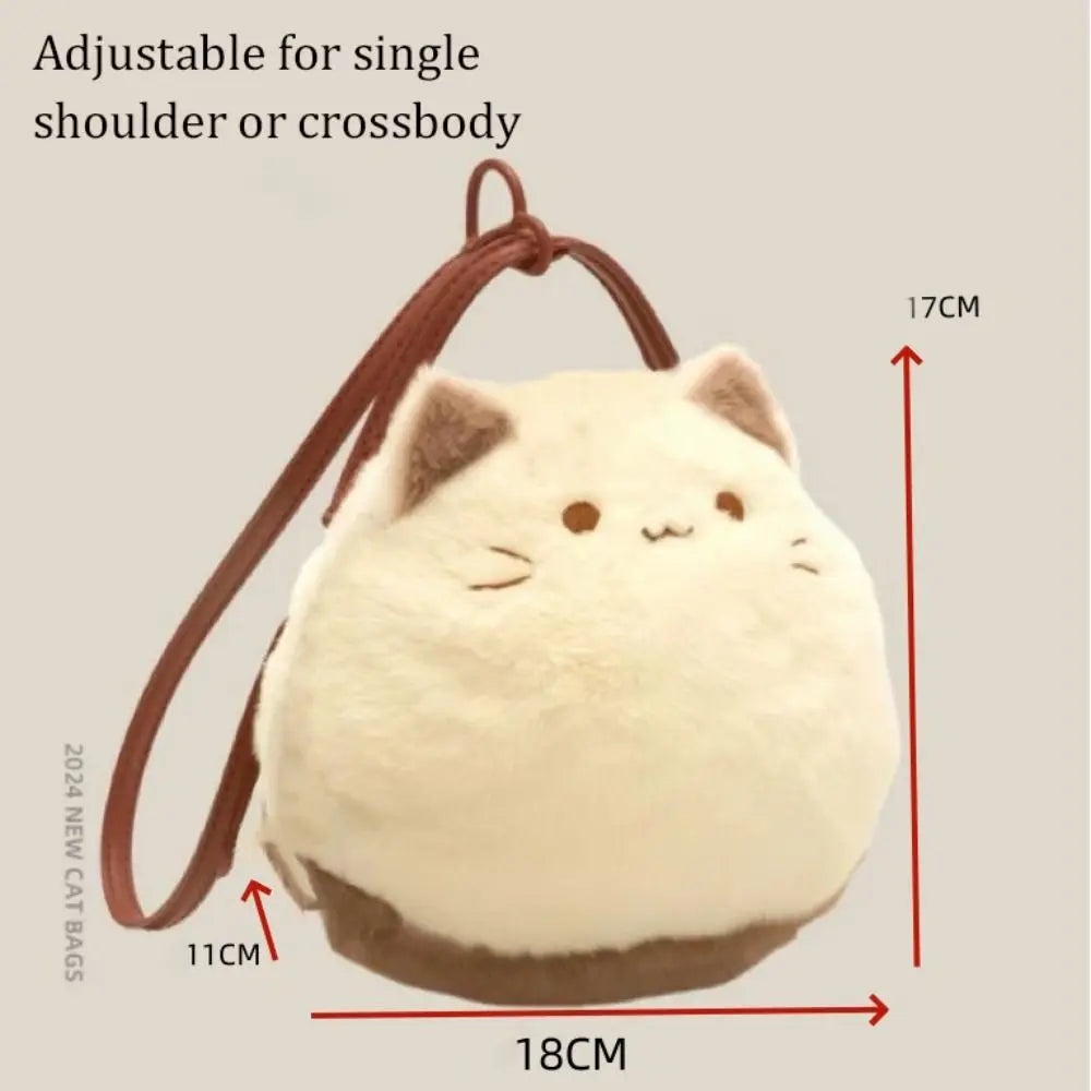 Fluffy Kitten Plush Bag