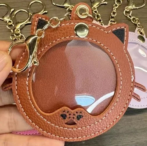 'Always with my fav' cat keyring