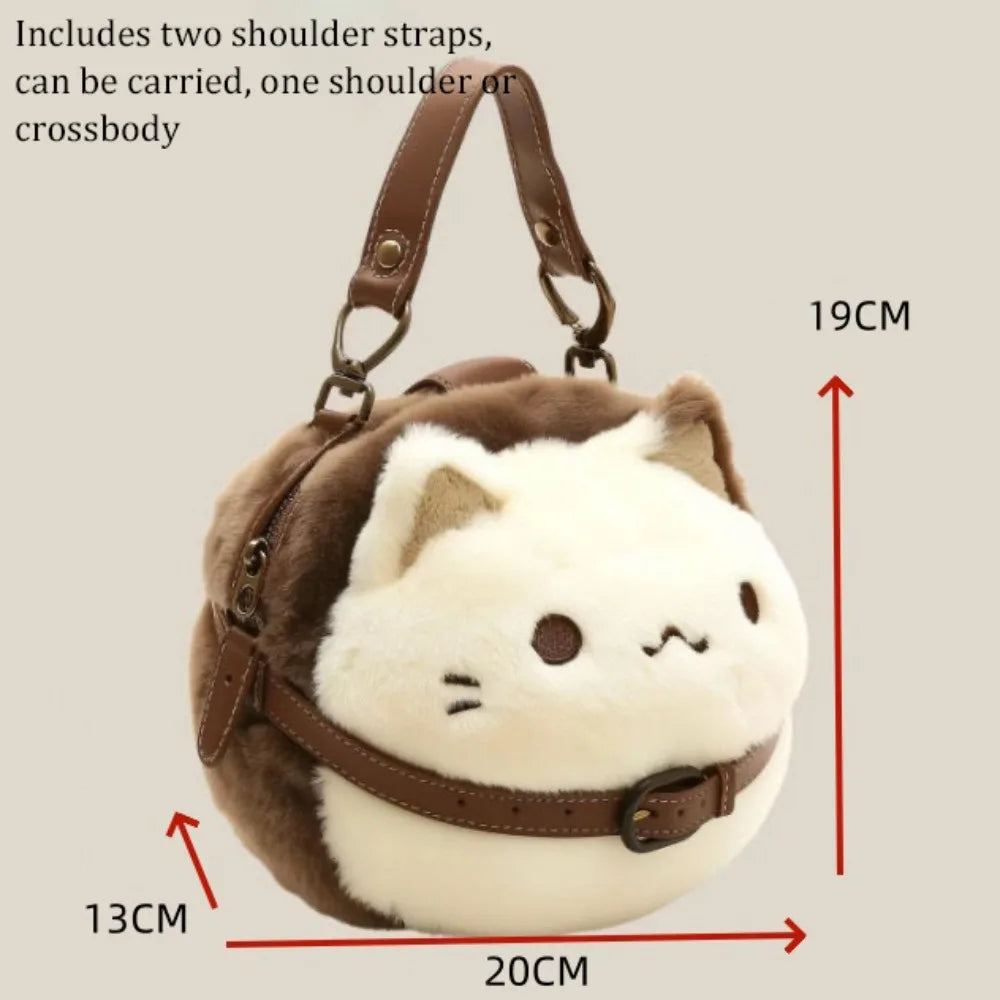 Fluffy Kitten Plush Bag