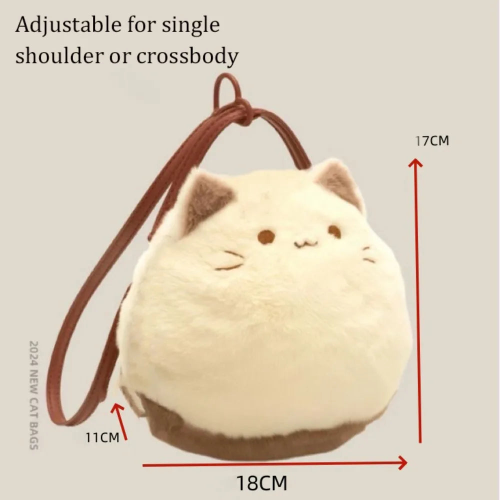 Fluffy Kitten Plush Bag