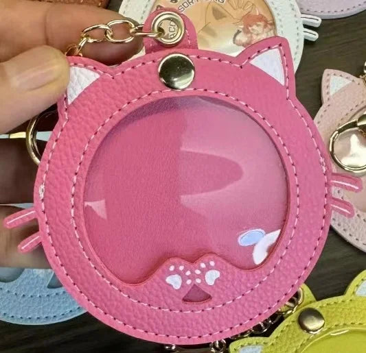 'Always with my fav' cat keyring
